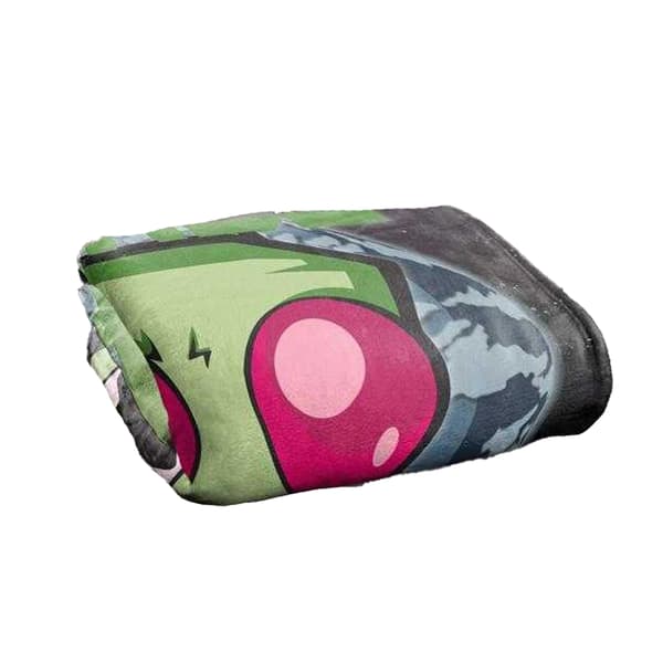 Invader Zim Invade Silky Supersoft Blanket