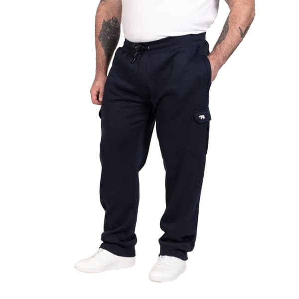 Duke Mens Dexter D555 Bear Embroidered Kingsize Joggers