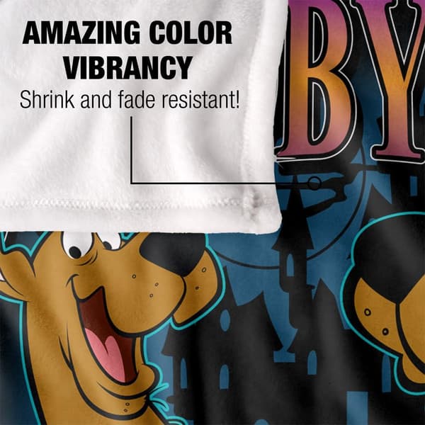 Scooby Doo Bootleg Soft Touch Blanket