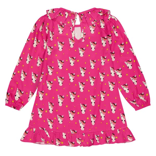 Lilly & Sid tyttöjen kokopainettu puffihihainen mekko