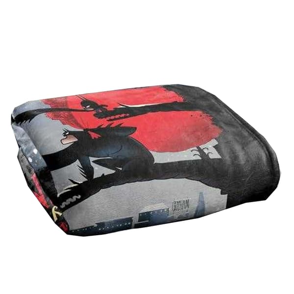Merry Little Batman Skyline Soft Touch Blanket