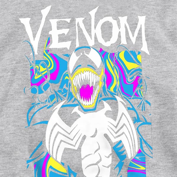 Marvel Barn/Kids Venom Marbled Pull Over Hoodie