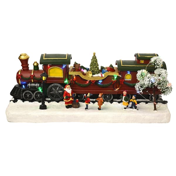 Regal Tidings Light Up Christmas Train Scene