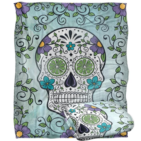 Retrorocket Studio Silky Skull Supersoft Blanket