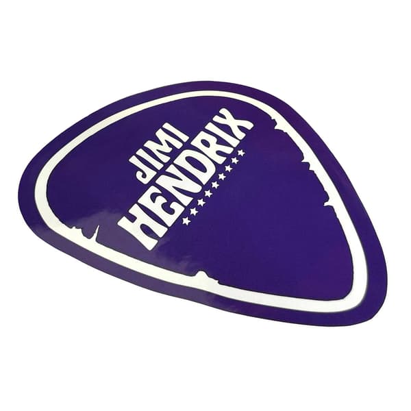 Jimi Hendrix Plectrum Sticker
