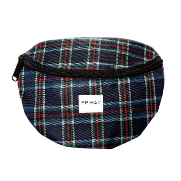 Spiral Plaid Midjeväska