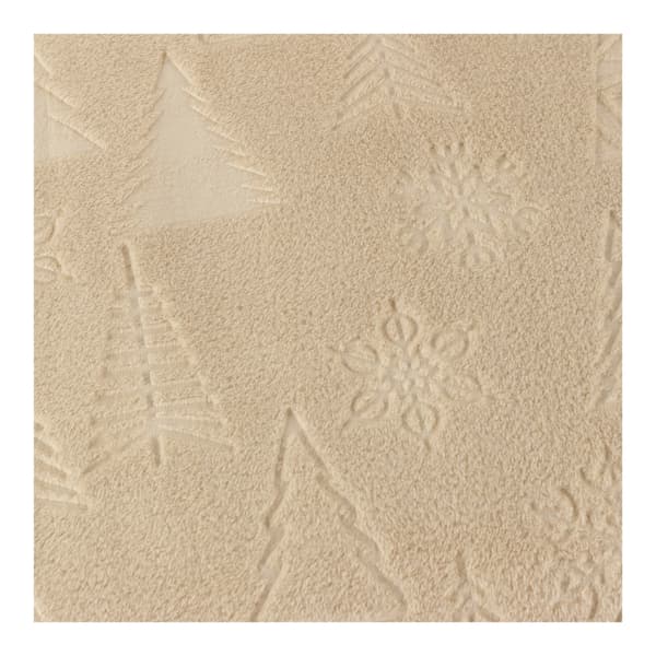 Furn Festive Time Fleece Embossed Throw