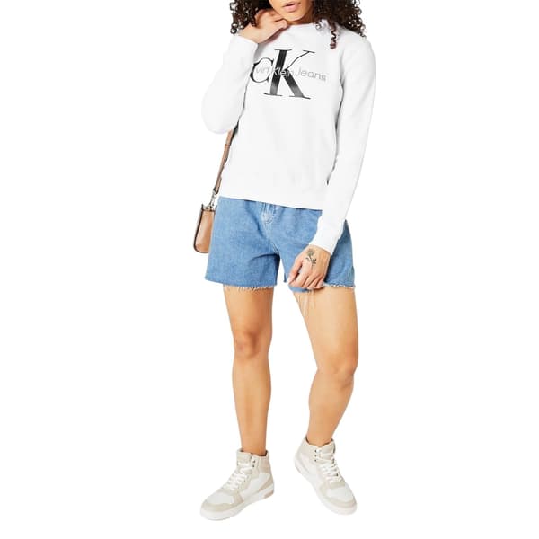 Calvin Klein Dam/Dam Logotyp Långärmad Tröja