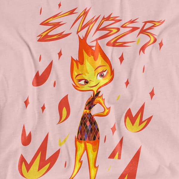 Elemental Dam/Dam Ember Fire T-shirt