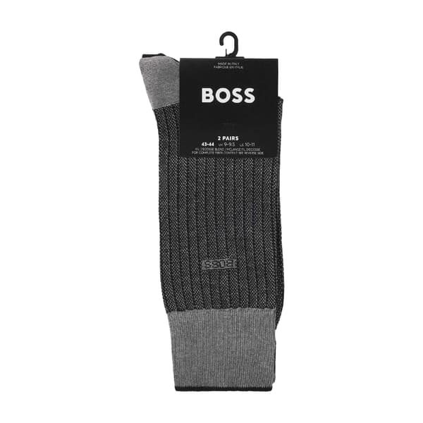 Boss Herr Merceriserade Bomullsstrumpor (2-pack)