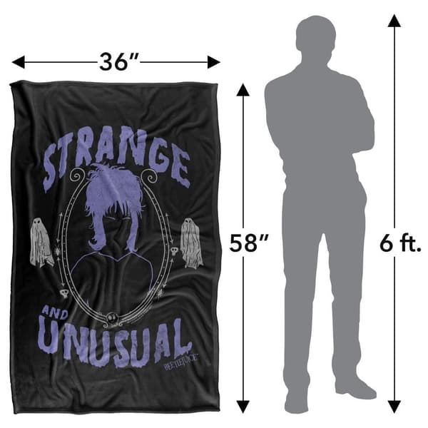 Beetlejuice Strange And Unusual Soft Touch Blanket