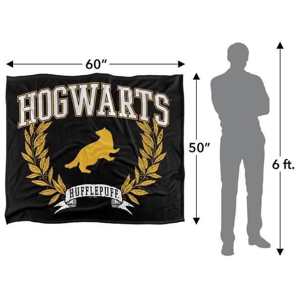 Harry Potter Hogwarts Hufflepuff Leaves Blanket
