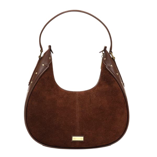 Biba Studded Leather Everyday Shoulder Bag