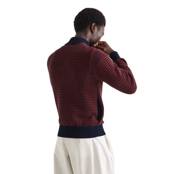 Slazenger Mens Last Orders Houndstooth Track Top