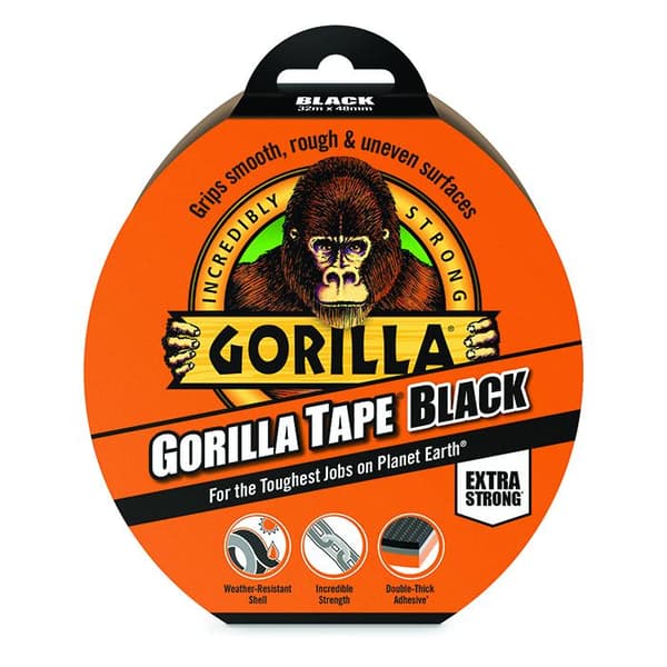 Gorilla Teippi Musta 48mm x 32m