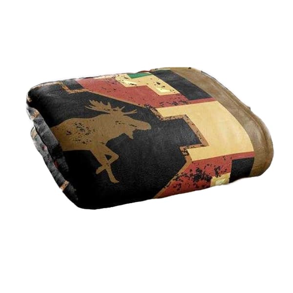 JQ Licensing 2 Silky Moose Supersoft Blanket