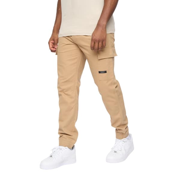 Crosshatch Mens Utilate Elasticated Waist Cargo Trousers