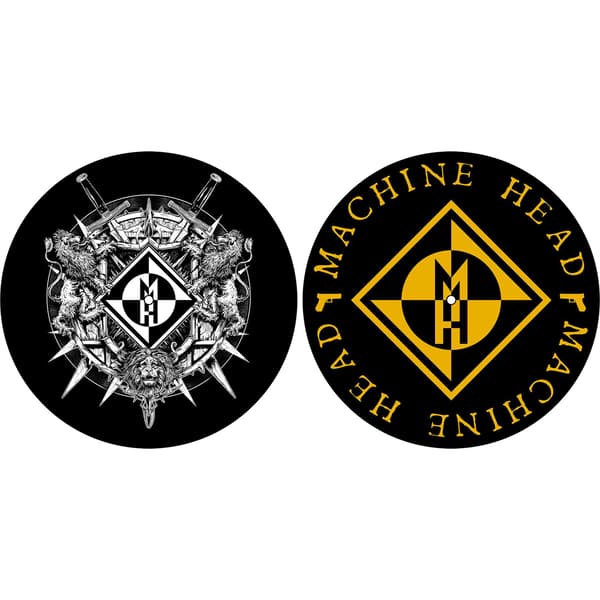 Machine Head Crest Turntable Slipmat Set