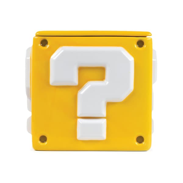 Super Mario Question Mark Decorative Jar