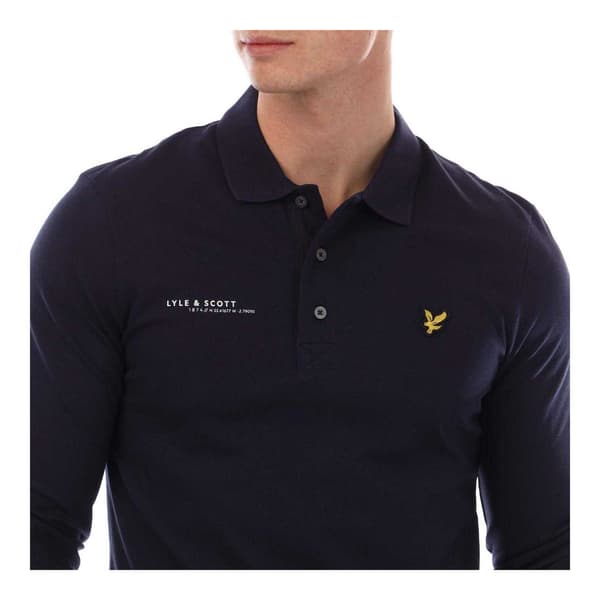 Lyle & Scott Herrpolo med Ordinate-tryck