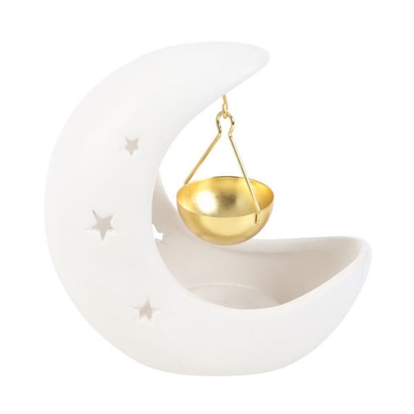 Something Different Crescent Moon Hanging Oil Burner