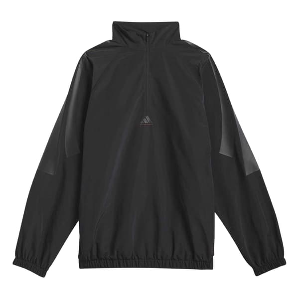 Adidas Herr Vävd Halv Zip Basketjacka