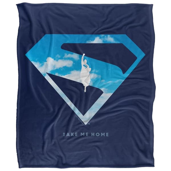 Superman 2025 Cloud Shield Soft Touch Blanket