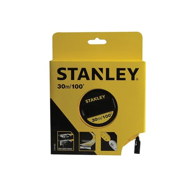 Stanley Hand Tools Closed Case Fibreglass Long Tape