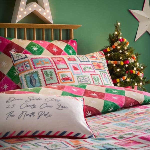 Furn Dear Santa Påslakanset med tryck