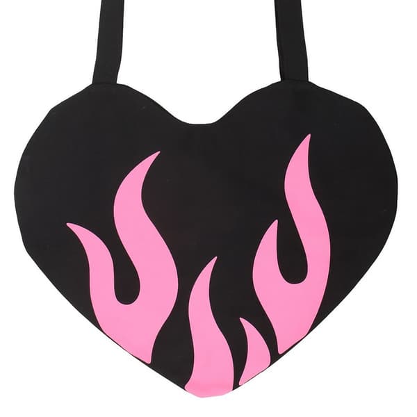 Something Different Flaming Heart -kangaskassi