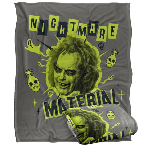 Beetlejuice Nightmare Material Blanket