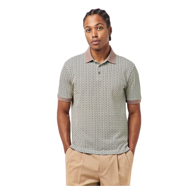 Armani Exchange Herr Monogram Kortärmad Pikétröja