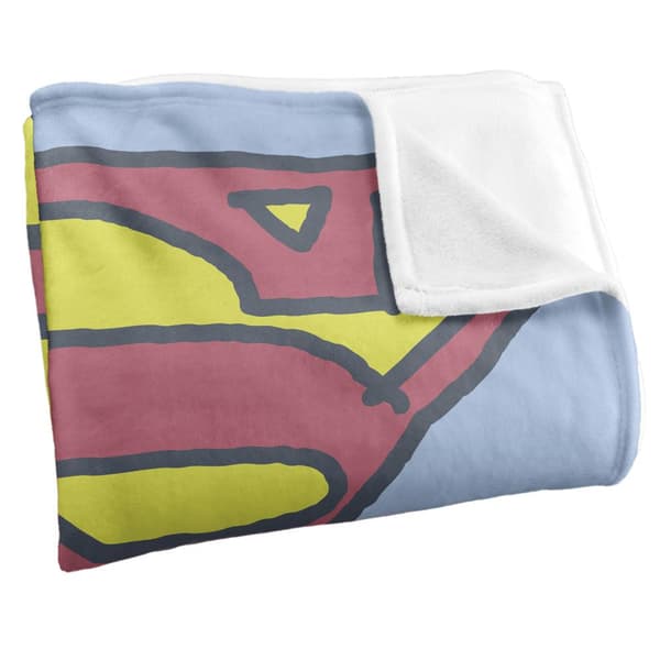 Superman Handritad Logofilt
