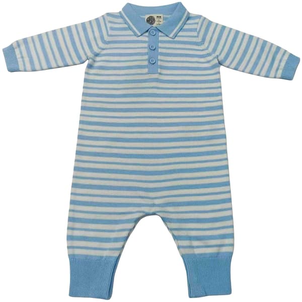 Pretty Green Baby Striped Romper
