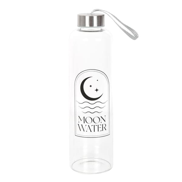 Something Different Crescent Moon Glass Water Bottle
