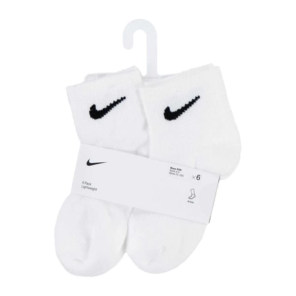 Nike Barn/Kids Logotyp Ankelstrumpor (6-pack)