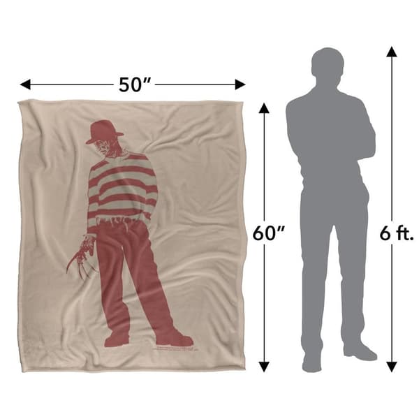 Nightmare On Elm Street Pose Freddy Krueger Blanket