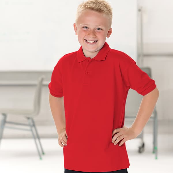 Jerzees Schoolgear Barn 65/35 Pikétröja (2-pack)