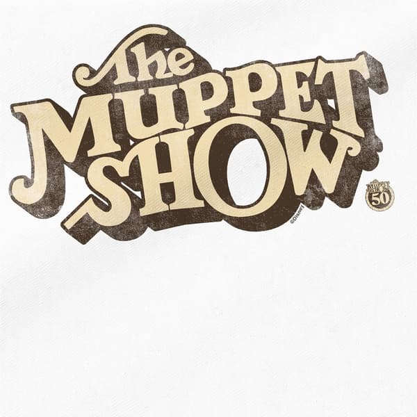 Muppet Show 50-vuotislogo kangaskassi