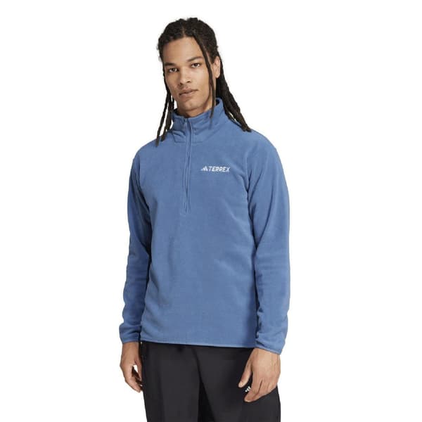 Adidas Terrex Multi Essentials Halv Zip Fleecetopp för män