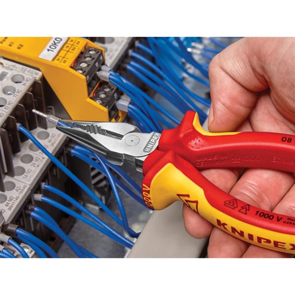 Knipex Vde High Leverage Needle Nose Pliers 145mm