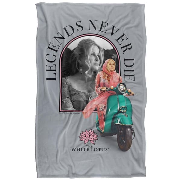 The White Lotus Legends Never Die Blanket