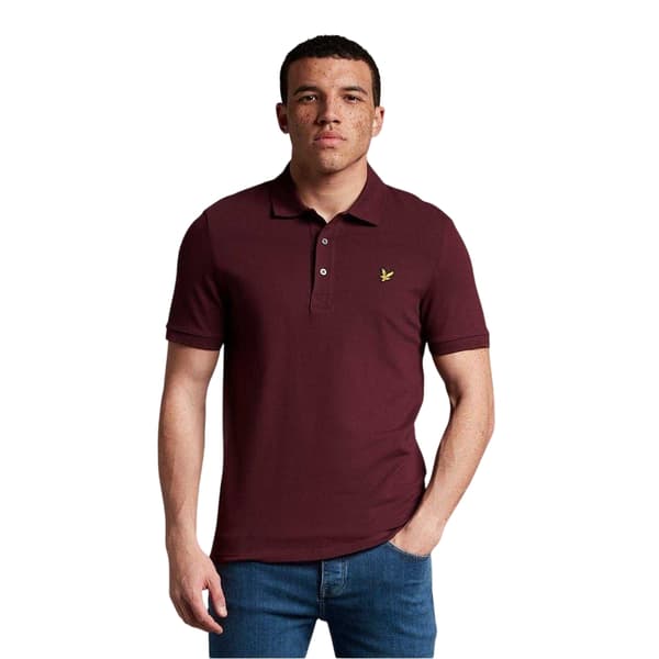 Lyle & Scott Kortärmad Pikétröja för Herr