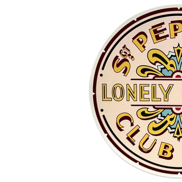 The Beatles Sgt Pepper Drum Sticker
