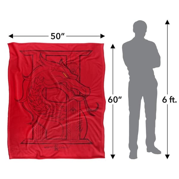 Mortal Kombat 2 Dragon Soft Touch Blanket