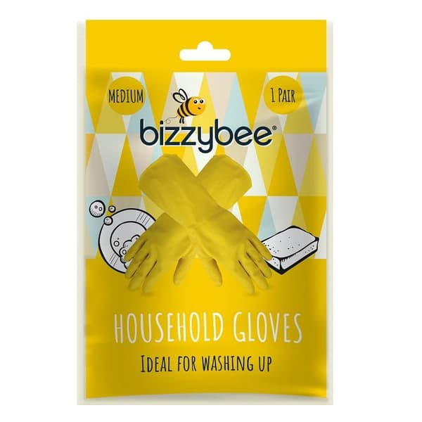 Bizzybee Hushållshandskar Medium