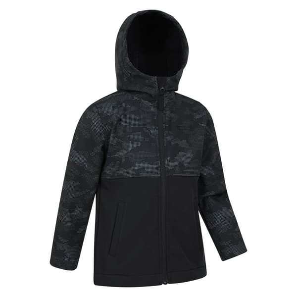 Mountain Warehouse Barn/Kids Exodus Kamouflage Softshelljacka