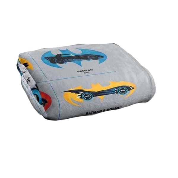 Batman Batmobiles Through The Years Logos Throw