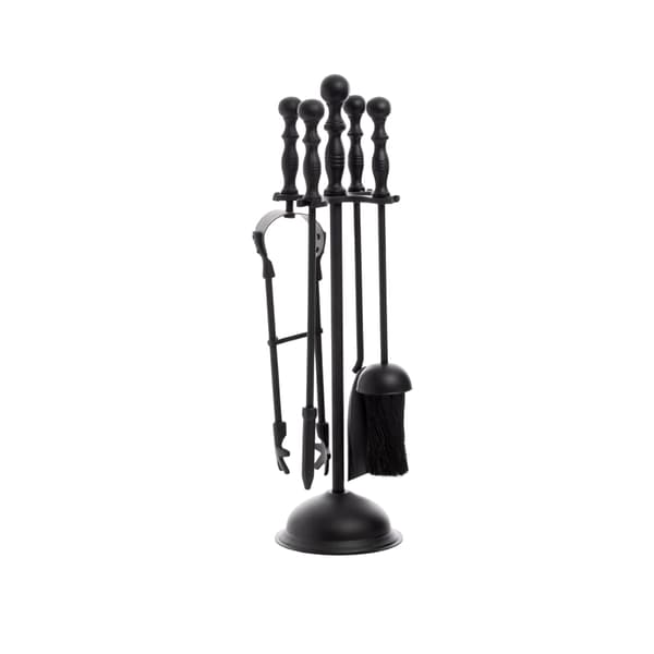 Leecroft Turn Handle Companion Set Musta 18''