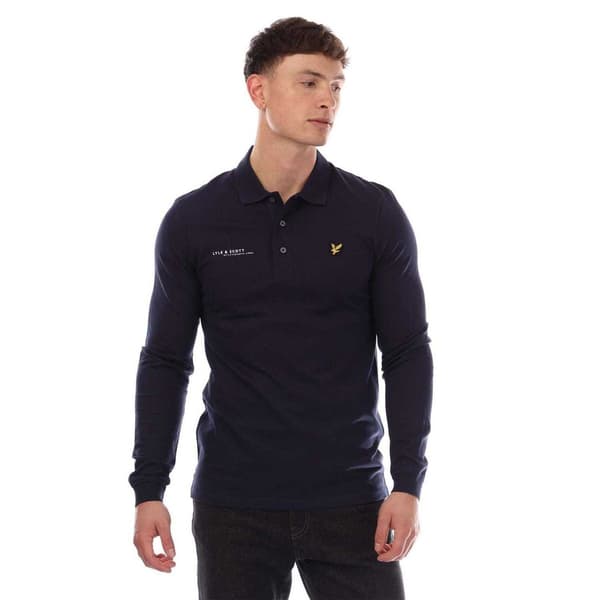 Lyle & Scott Herrpolo med Ordinate-tryck